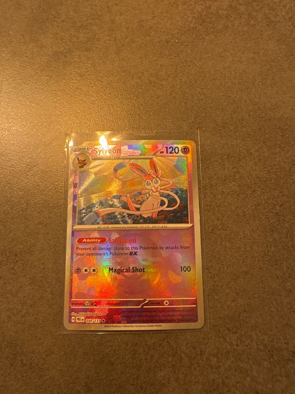 Pokémon Carte collezionabili: Sylveon Pokeball 040/131 Prismatic Evolutions – Nuovo (secondo la descrizione) da Winterthur venduto da Fischinho