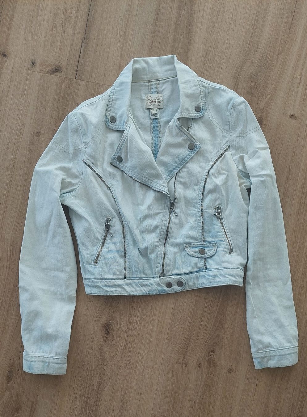 Mango Giacche: Mango Jeansjacke Grösse S, hellblau, guter Zustand – Usato da Kriens venduto da izzisabel