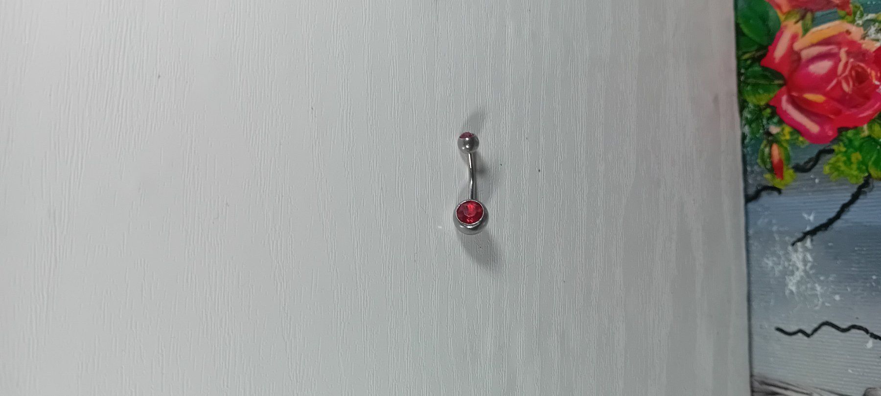Gioielli per piercing: bauchnabelpiercing mit rot kristall,,gefärbt – Nuovo (secondo la descrizione) da Basel venduto da bij_5hqd 3
