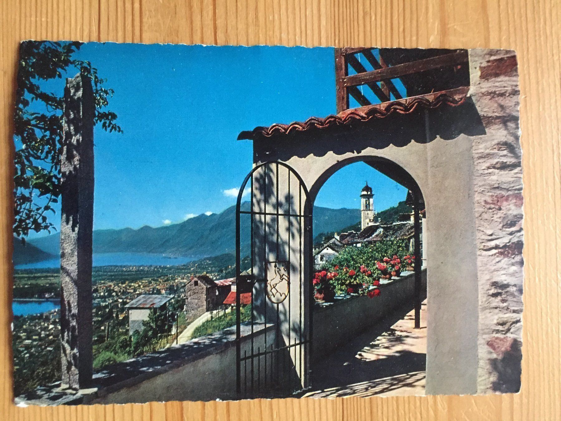 Cartoline postali: Brione - 4 AK ab 1966 – Usato da Oberuzwil venduto da Henri09 1