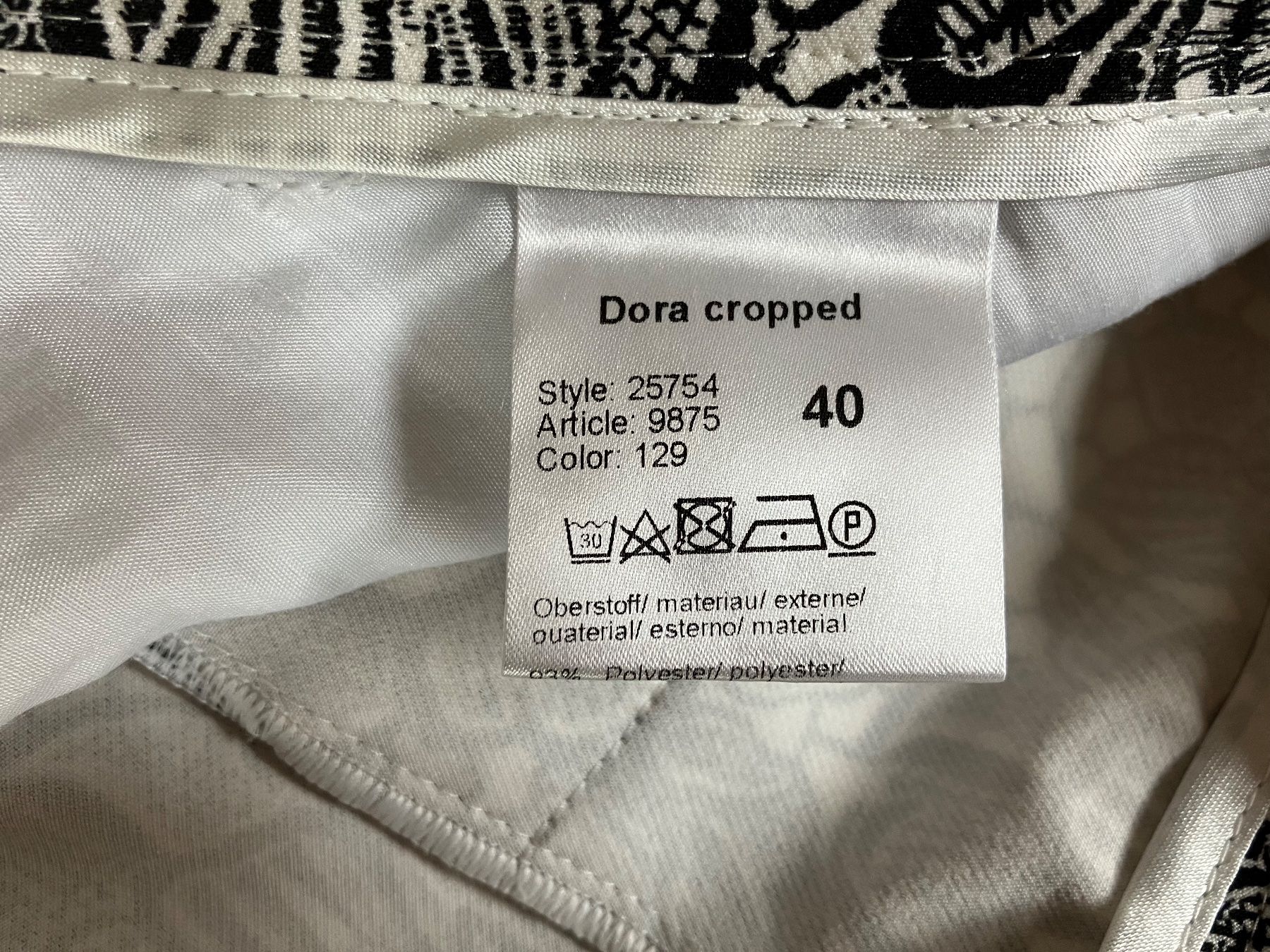 Pantaloni: sehr schöne,gemusterte  Hose – Usato da Bern venduto da sturmmoewe 5