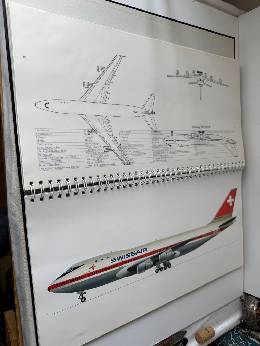 Livres: Swissair Flugzeug-Buch – D'occasion à Zwingen par moje1 8