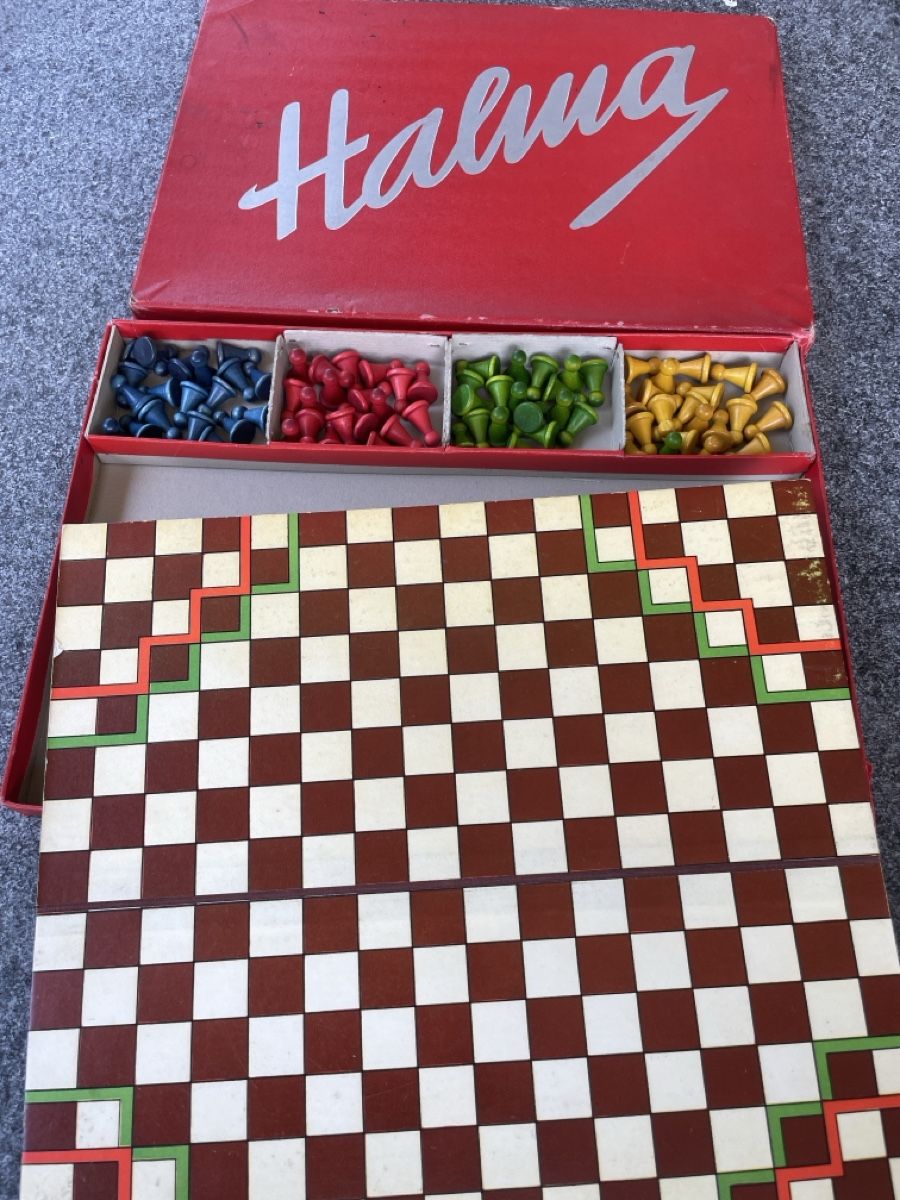 Giochi: Antikes Spiel Halma – Usato da Winterthur venduto da cheerio97 3