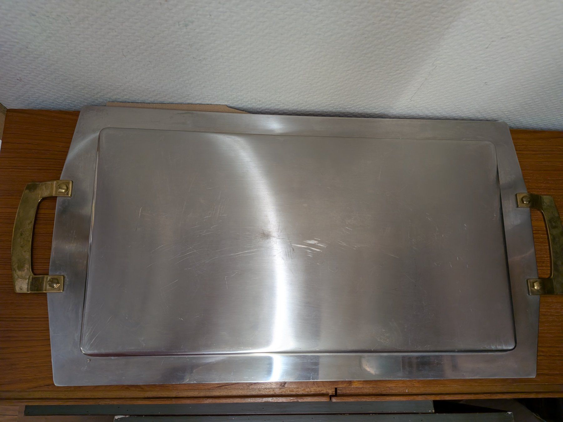 Servierplatten: Grosses Tablet Spring Inox Made in Switzerland – Gebraucht aus Emmen von magelan 5