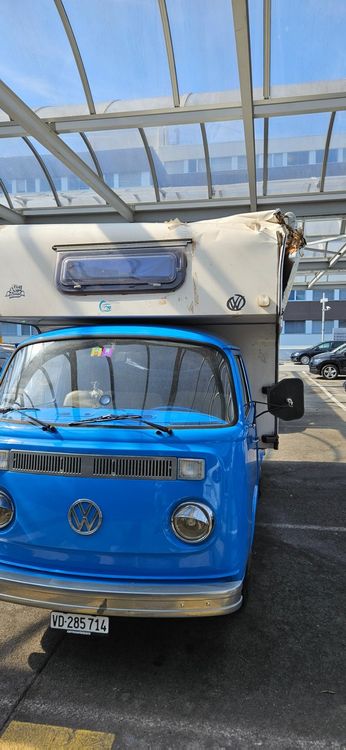 VW T2 combi pickup with damaged Camper van cell (Gebraucht) in Romanel ...