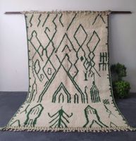 Tapis Beni Ouarain authentique, laine naturelle,hiver