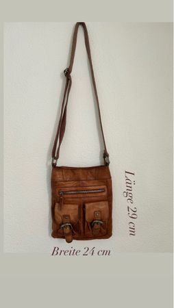 Varese Ledertasche Umhängetasche, Top Zustand