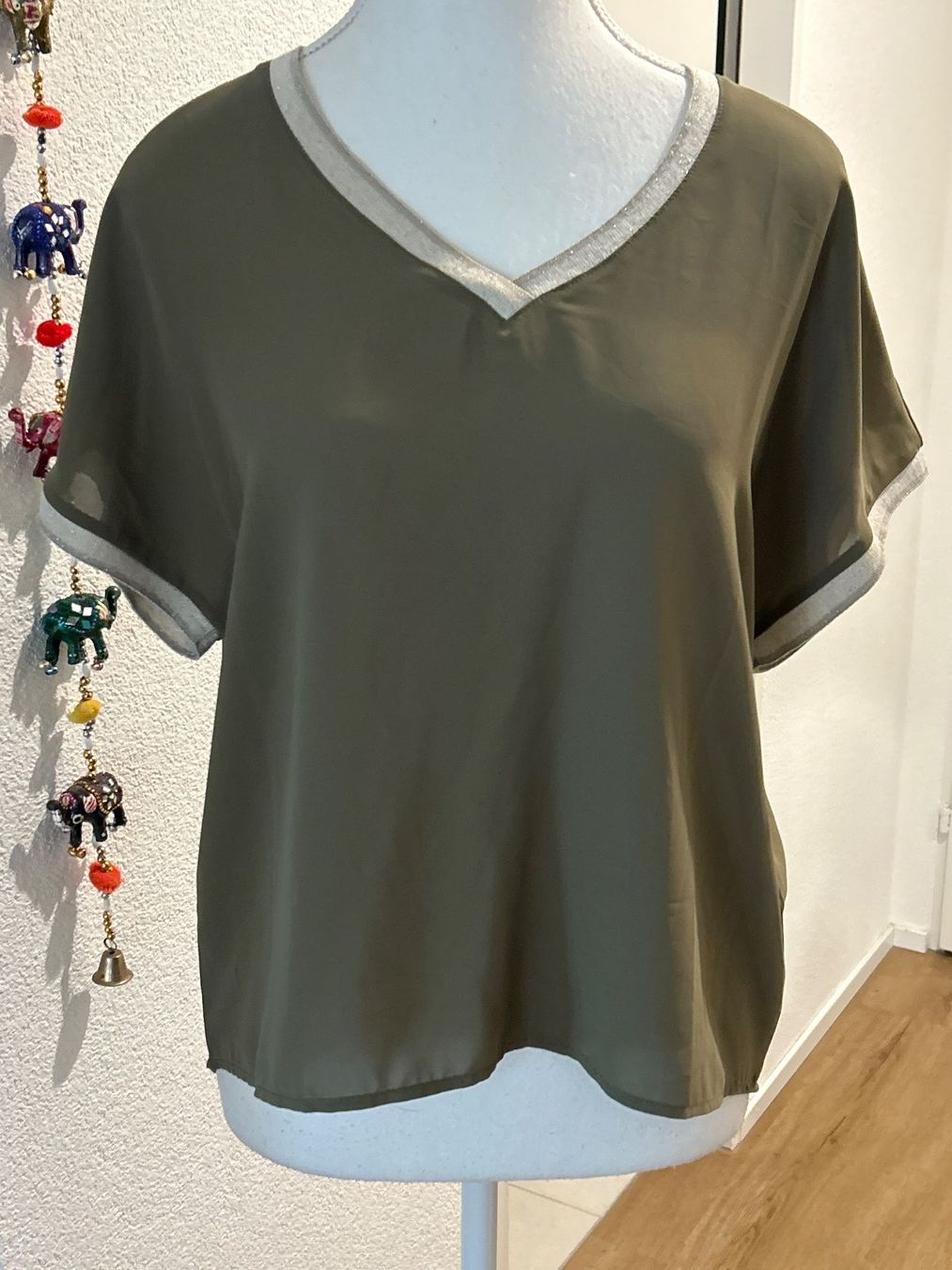 Blusen: Blusenshirt olive von Motivi Gr. S – Gebraucht aus Brunnen von Nala2929 3