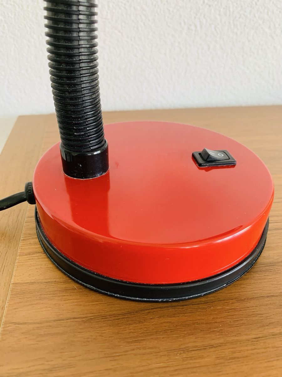 Lampade: Lampe vintage laquée rouge, bel objet – Usato da La Tour-de-Treme venduto da Noura-Noam 6