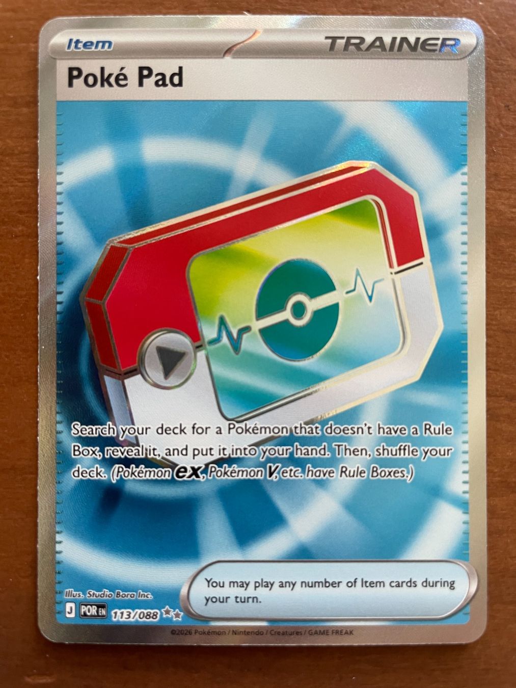 Pokémon Carte collezionabili: Pokemon Poke Pad (Versand gratis) – Nuovo (secondo la descrizione) da Chur venduto da Angerson