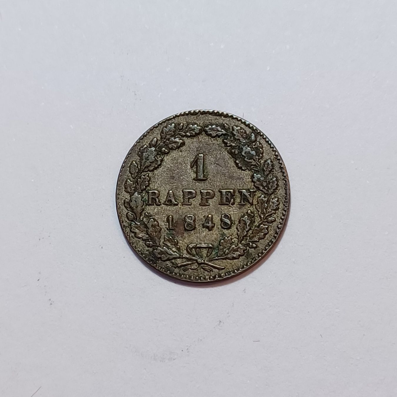 Tutti le monete: Rappen 1848 Zürich – Usato da Pfäffikon ZH venduto da Schweizer_Muenzen