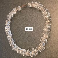 Bergkristall Kette 46 cm mit 925 Silber Verschluss