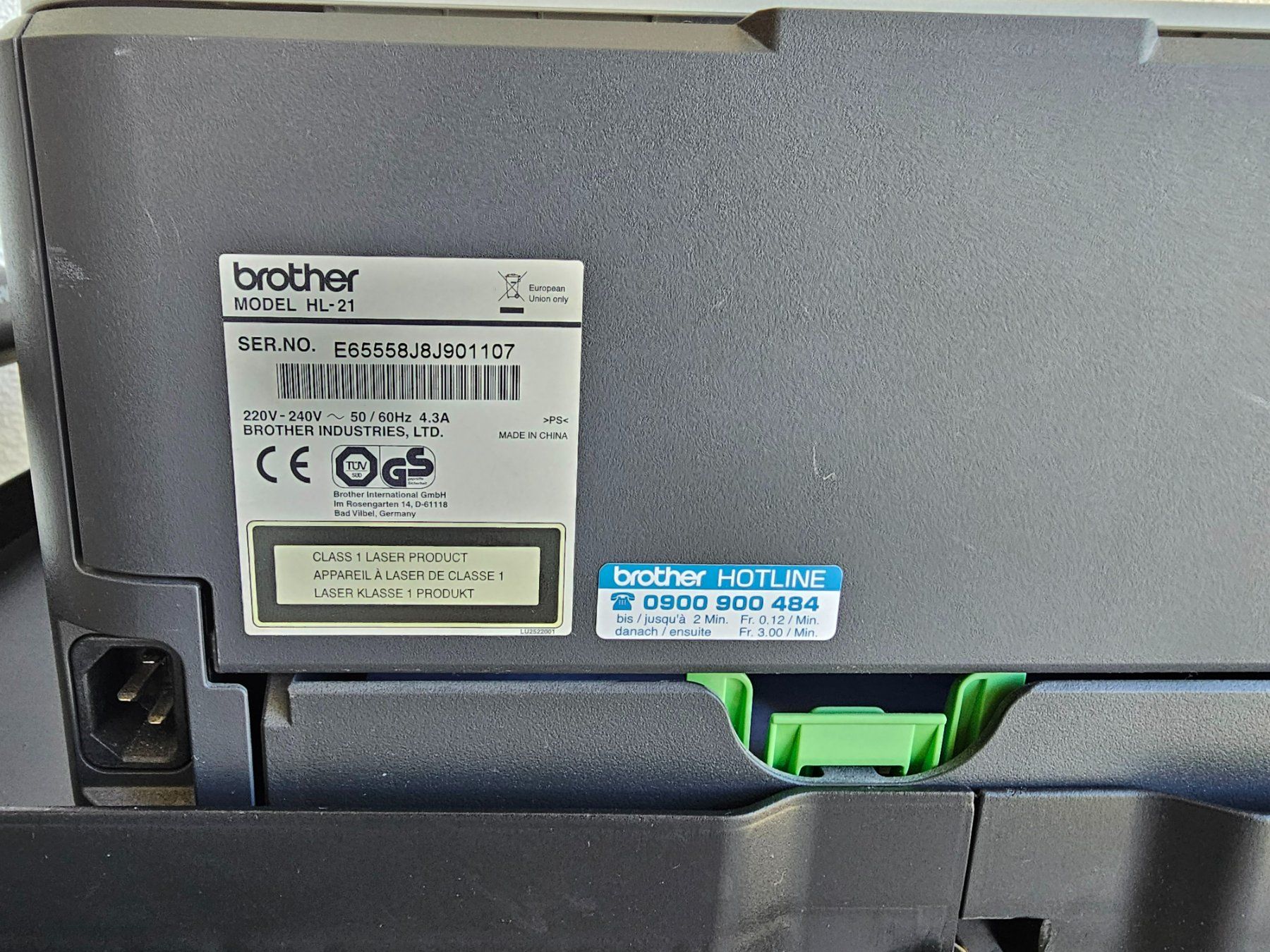 Drucker: Brother HL-2140 Schwarzweiß-Laserdrucker – Gebraucht aus Gockhausen von bea961 2