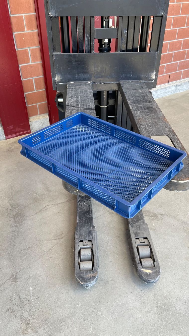 Casse di trasporto: Perforated Plastic Tray/Crate | Blau – Nuovo (secondo la descrizione) da Böckten venduto da ja_mi_e 1