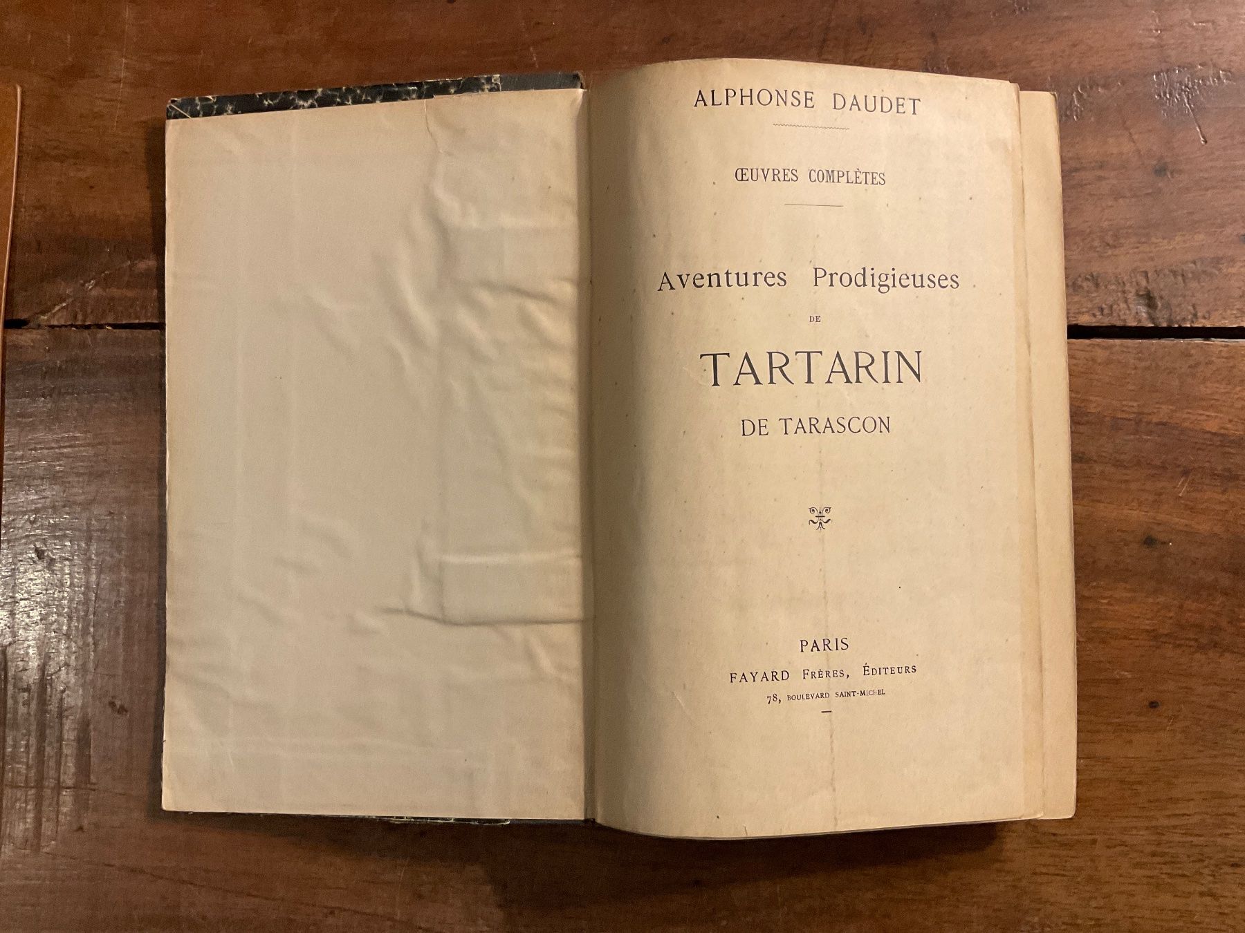 Libri: Tartarin de Tarascon, Alphonse Daudet, Edition Ancienne – Usato da Avenches venduto da Optimus_