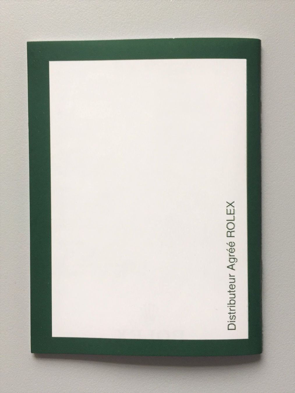 Rolex Orologi: ROLEX Manuel de Garantie – Nuovo (secondo la descrizione) da St. Gallen venduto da galluswatches 1