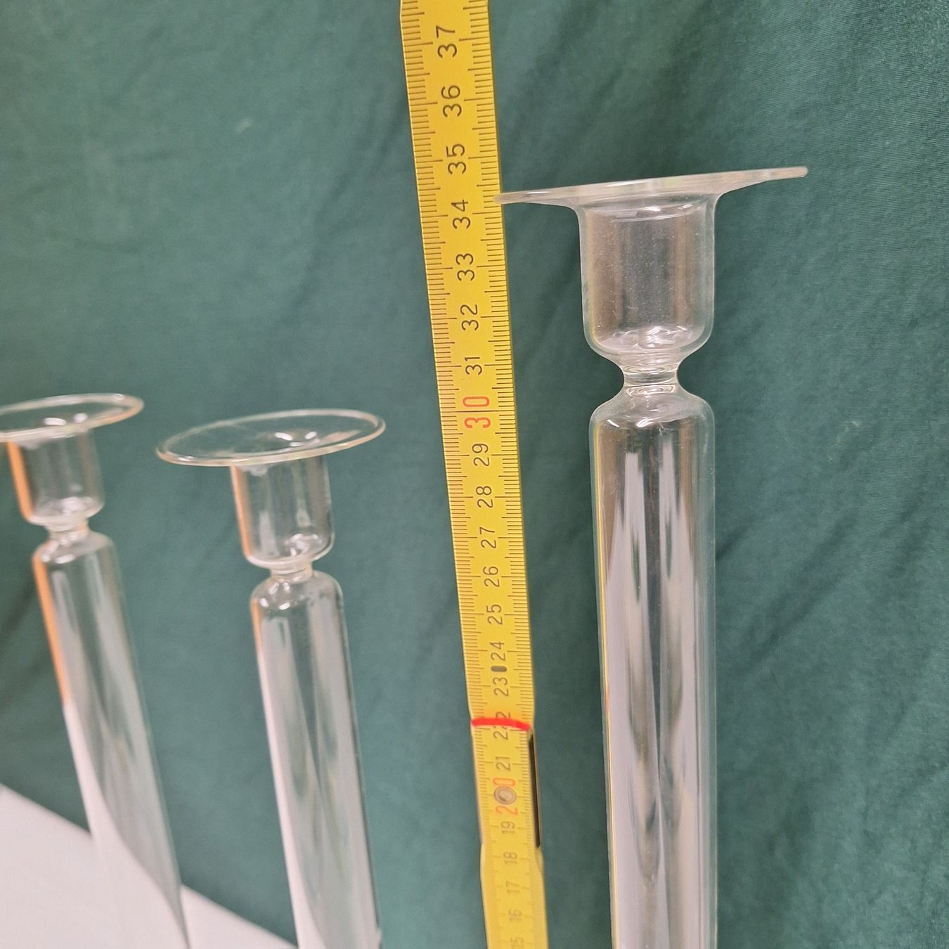 Portacandele: Versand möglich. Sehr originelle Glas Kerzenständer – Usato da Winterthur venduto da Goldpipau 6