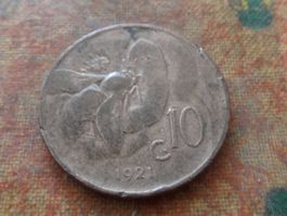 ITALIE  10  Centesimi  1921