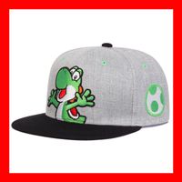 Basecap Yoshi Super Mario Dinosaurier Nintendo Kappe Mütze
