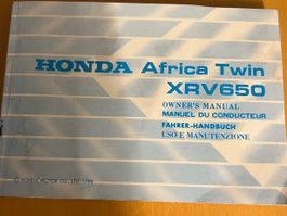 HONDA Africa Twin XRV650 Fahrer-Handbuch 1988