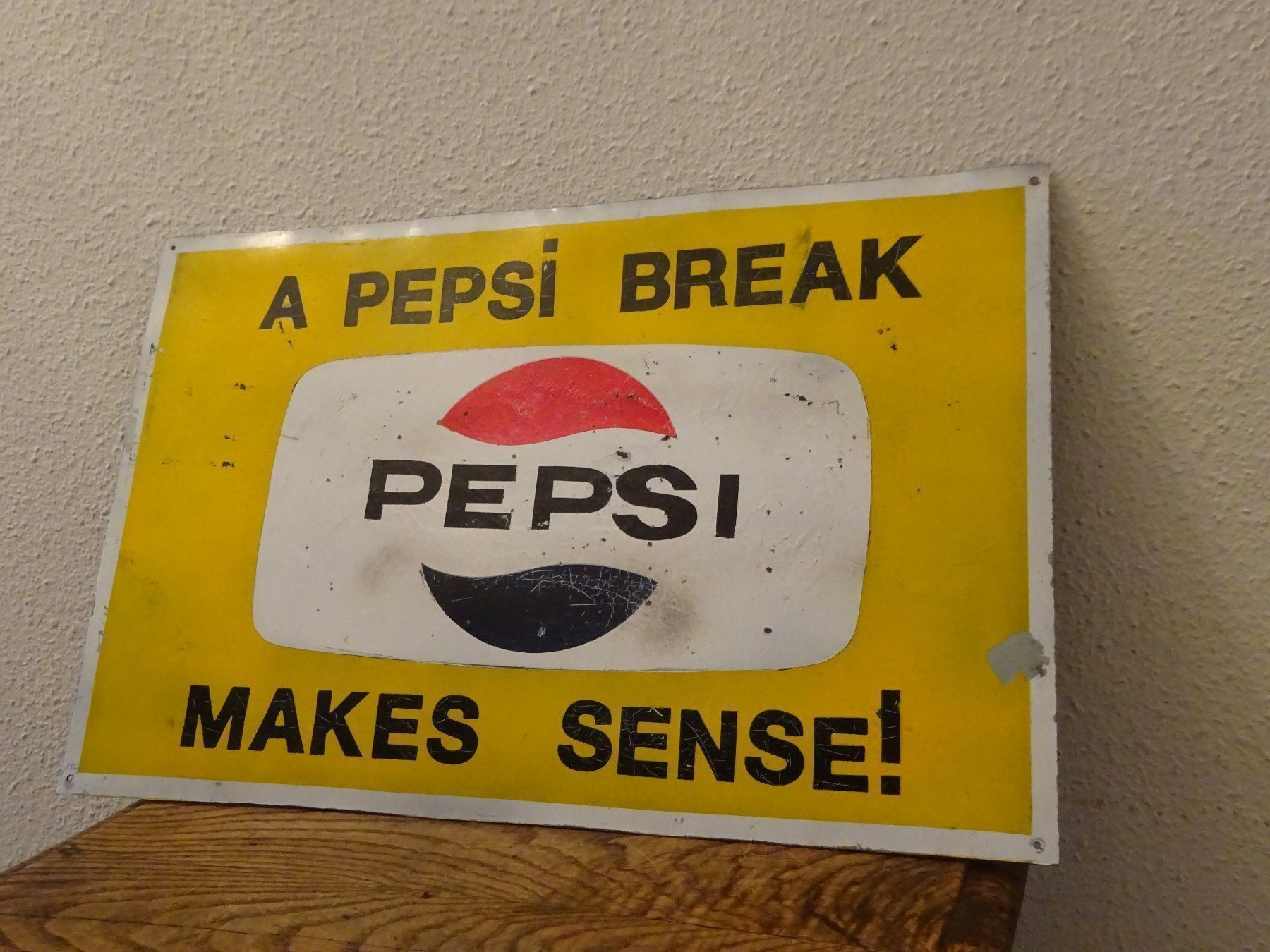 Pepsi Insegne: Antikes PEPSI-Schild – Usato da Esslingen venduto da eintagammeer 2
