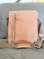 Brown Leather Messenger Bag Good Condition 30cm