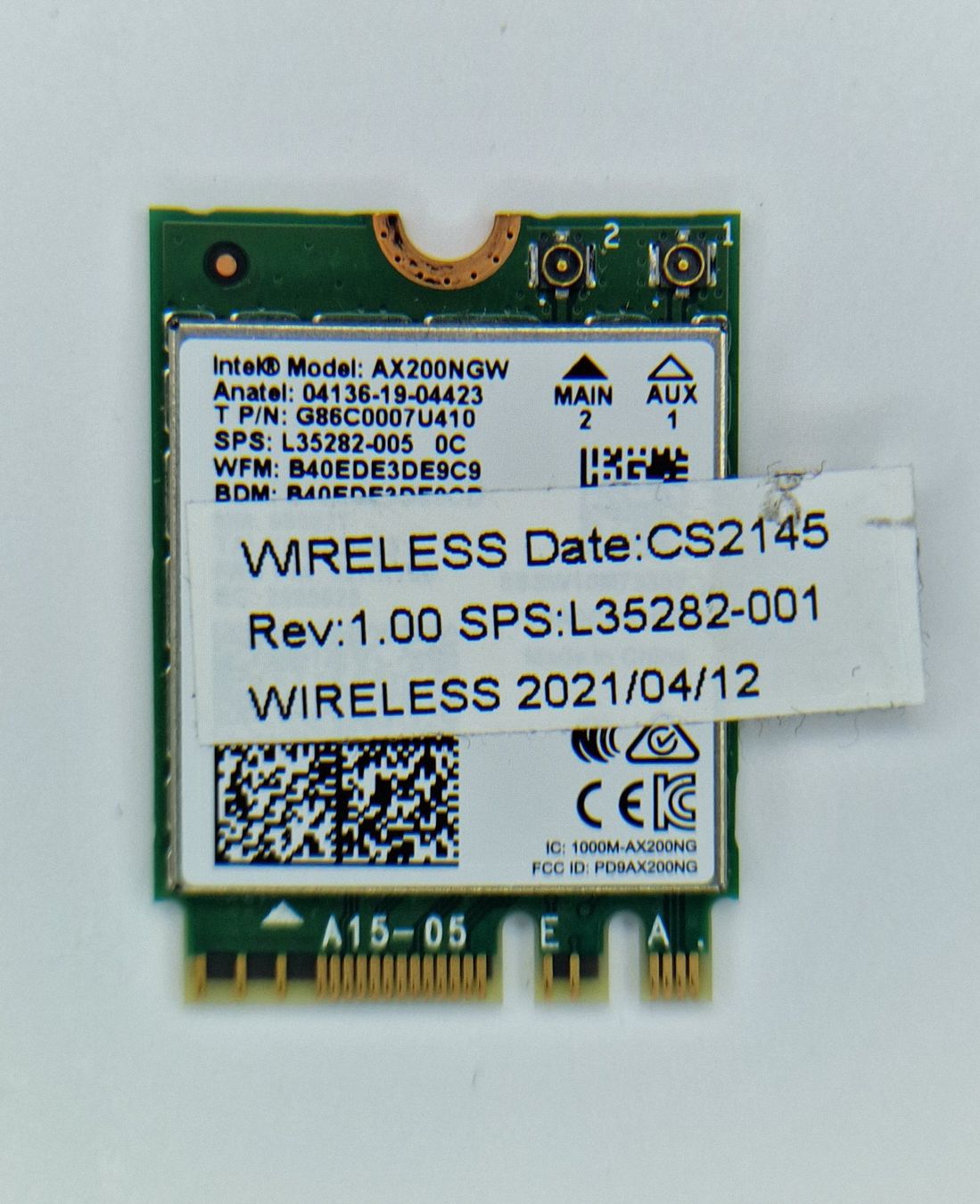 Intel Laufwerke & Adapter: Intel®  Wi-Fi 6 AX200 Wireless and Bluetooth Chip – Gebraucht aus Stein am Rhein von Sab1