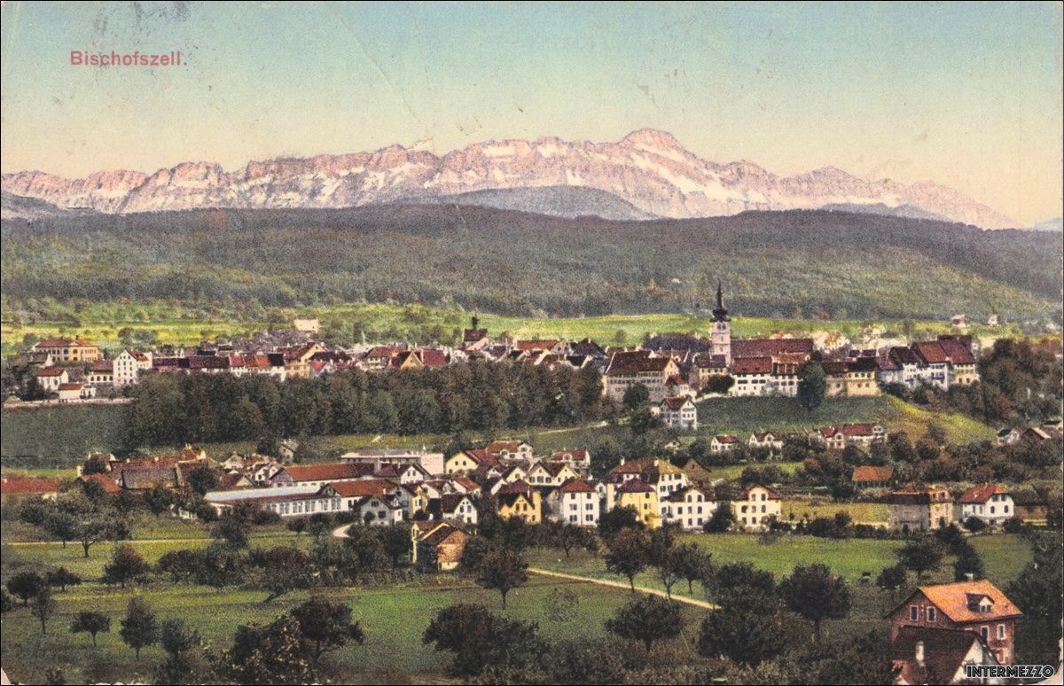 Cartes postales: Bischofszell TG // Panorama // 1919 – D'occasion à Basel par intermezzo12