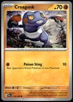 Pokémon Croagunk 114/193   EN SV02 Paldea Evolved