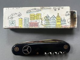 Solingen Mercedes Sackmesser 91 mm Westgermany - mit Karton!