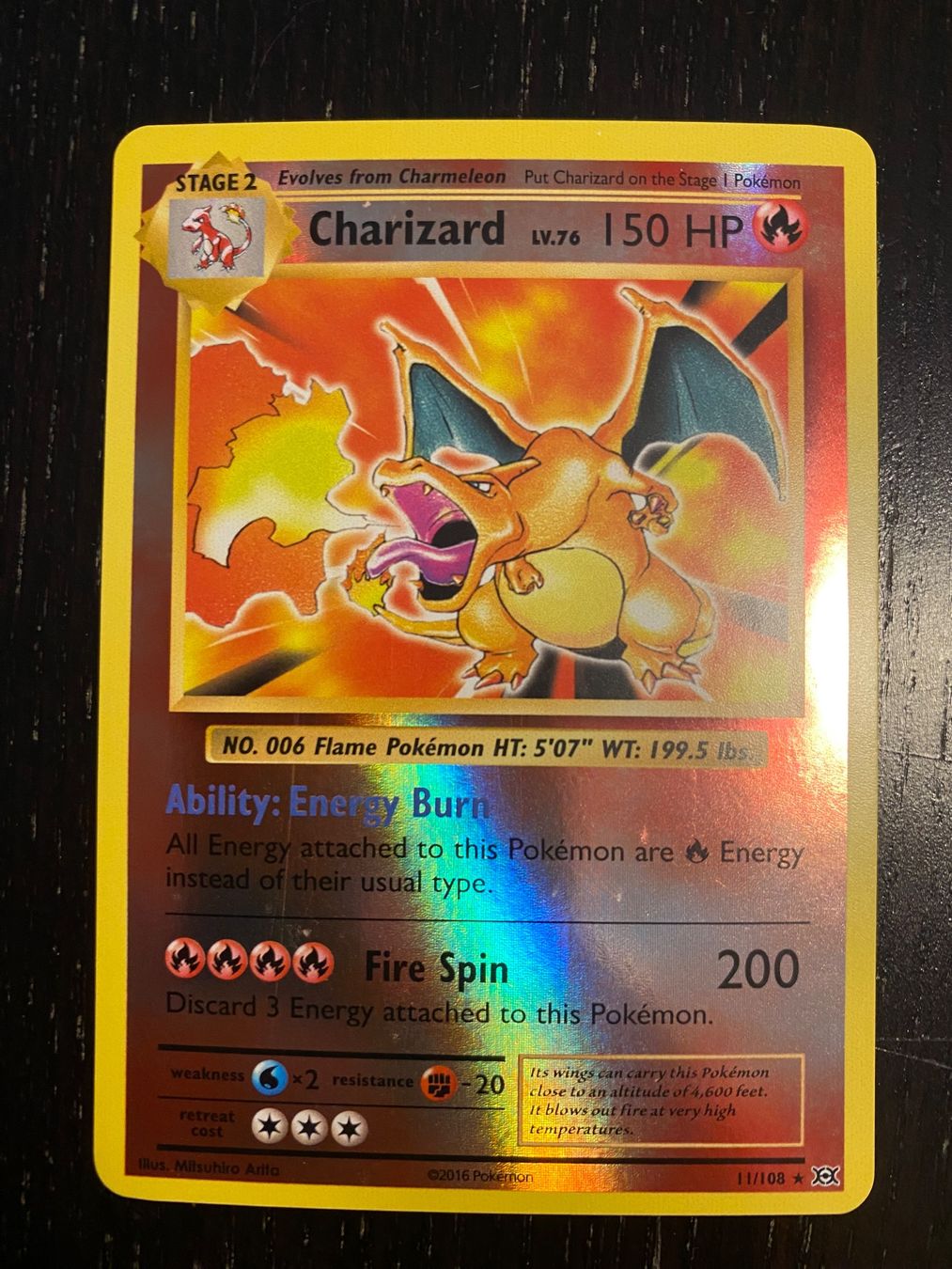 Pokémon Carte collezionabili: Charizard #11  Reverse Holo - XY Evolutions 2016 – Usato da Unterentfelden venduto da KoolAid-WhiTe 1