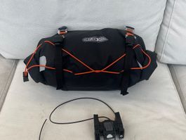 Ortlieb Handlebar-Pack Flex 15l + Bar-Lock Halterungssystem