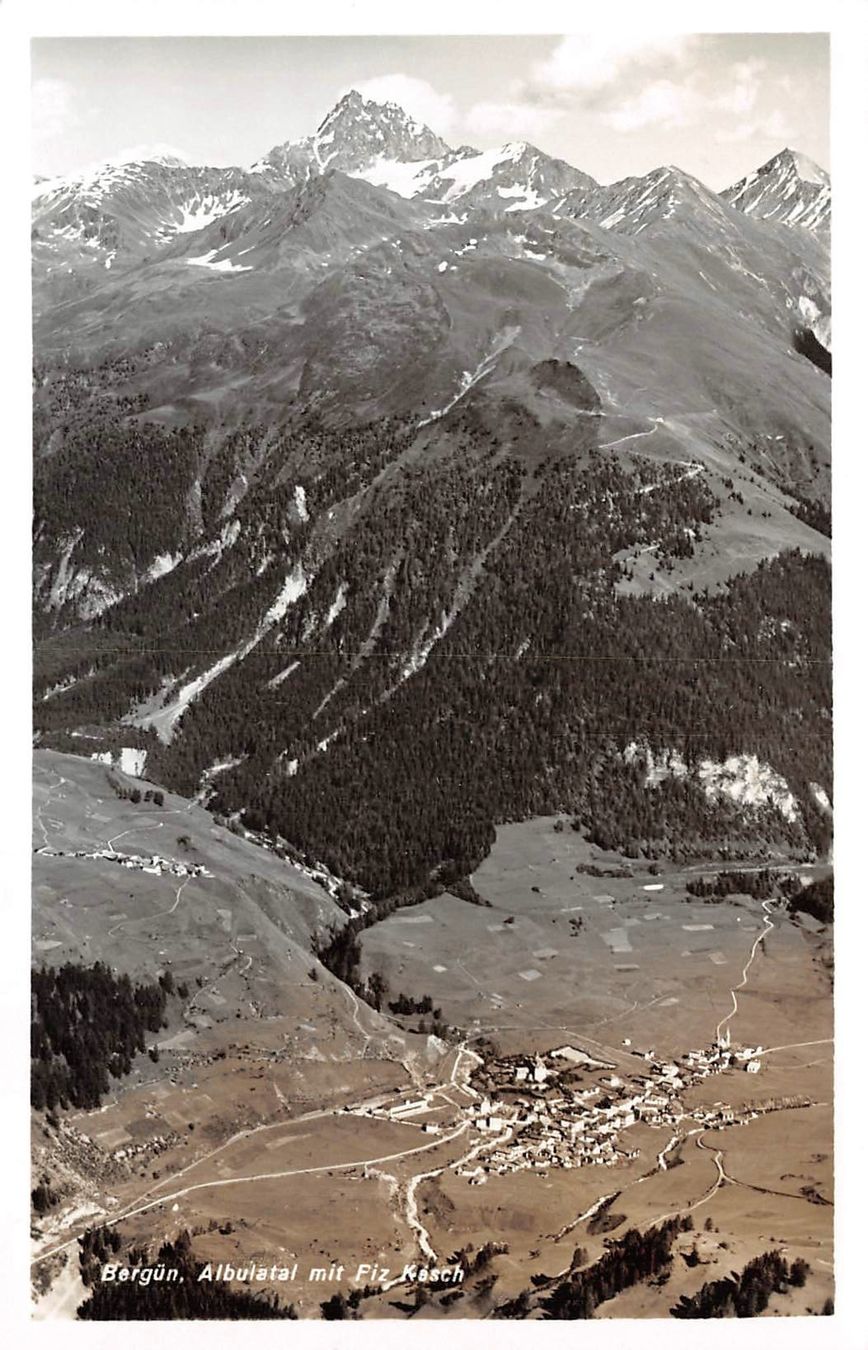 Cartoline postali: 2x Bergün – Usato da Ottikon b.Kemptth. venduto da Neptun1974 2
