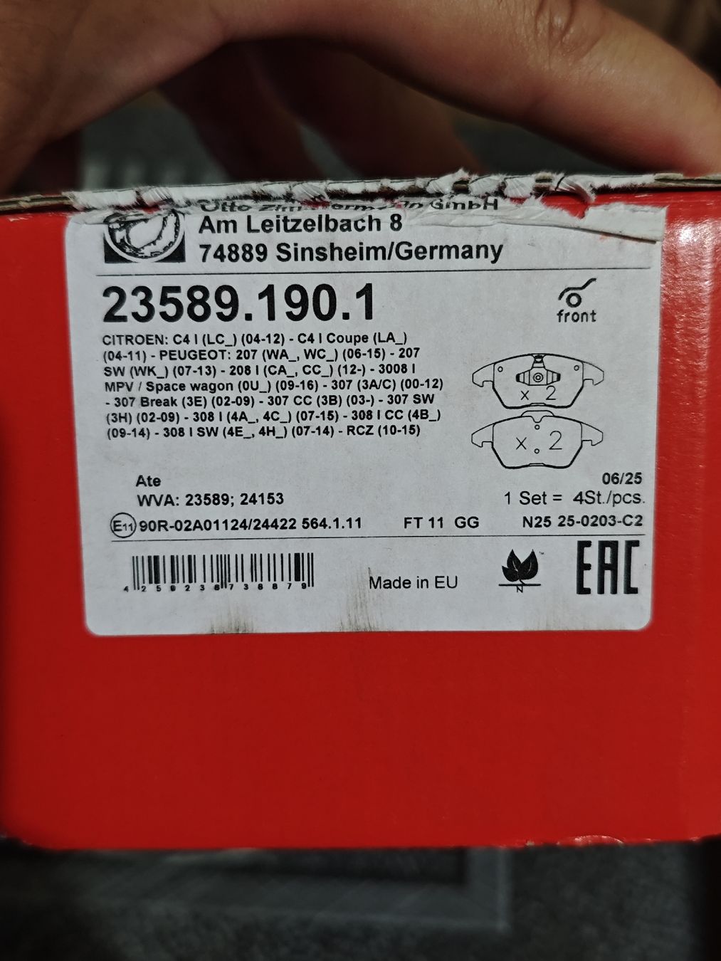 Alle Autoersatzteile: Bremscheiben vorne Satz neu – Neu und originalverpackt aus Spiez von G555CS 2