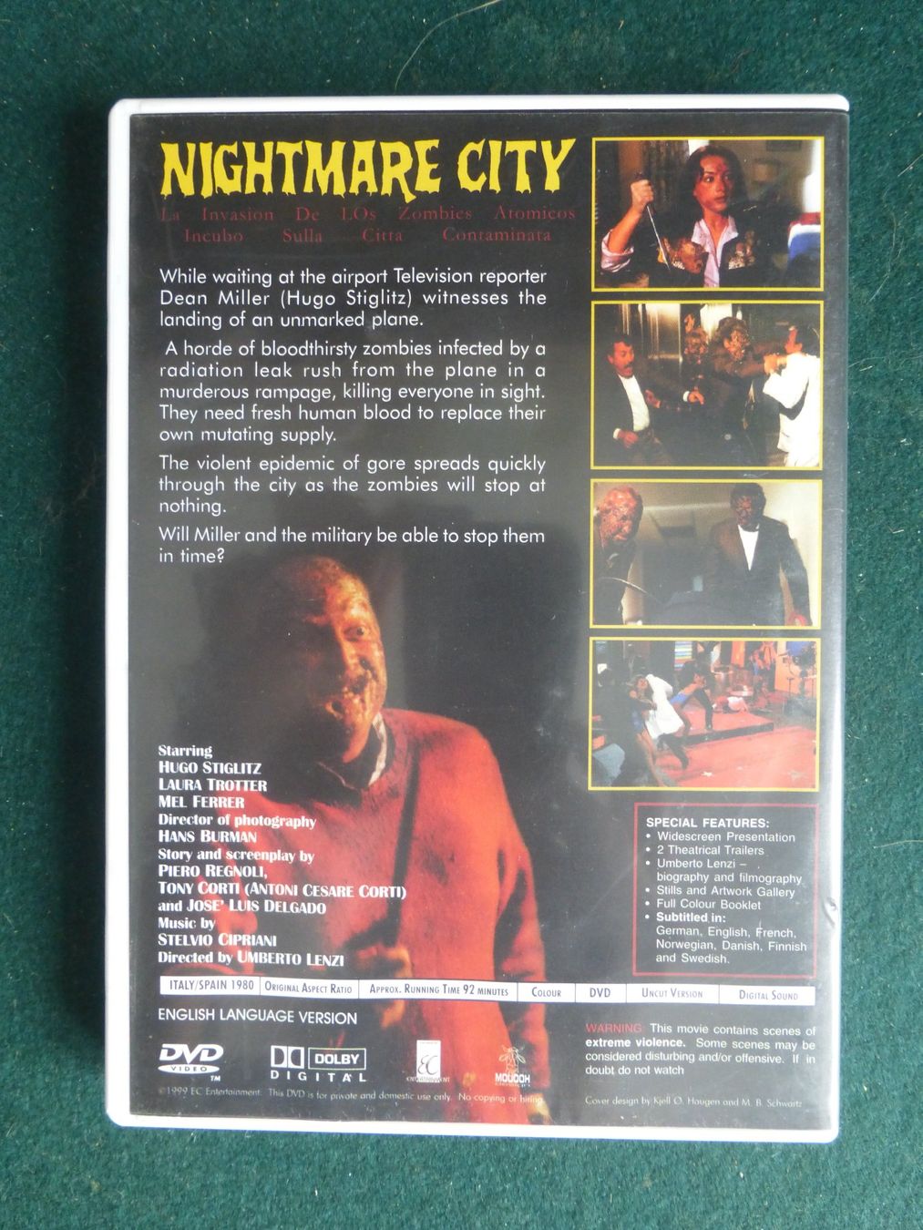 Tutti i DVDs: Incubo oder Nightmare City DVD Horror – Usato da Zumikon venduto da psisound 1