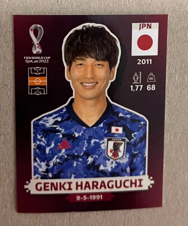 Panini World Cup WM 2022 - JPN 11 - Genki Haraguchi (Neu (gemäss ...