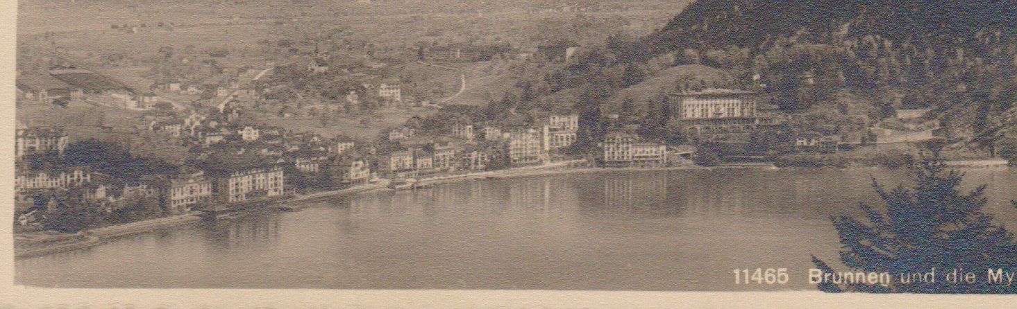 Cartoline postali: Brunnen   :   alte Ansichtskarte um 1910 – Usato da Vitznau venduto da Ropaku 1