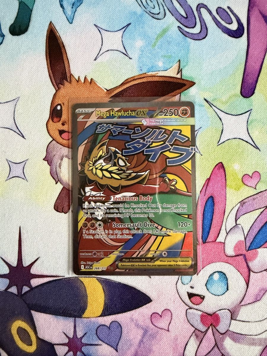 Pokémon Carte collezionabili: Pokemon Mega Hawlucha EX - 268/217 ASC – Usato da Grindelwald venduto da TSG-G-Town