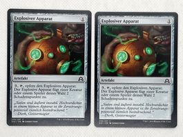 2x Explosiver Apparat - Magic the Gathering Karte, Top!