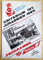 Programme du Rallye, 8ème Criterium jurassien 1985, 56 pages