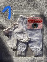 Verschiedene Puppenkleider, Unterwäsche, Grösse 45 und 50