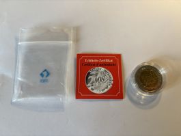 EM 2008 Schweiz-Österreich Souvenir-Münze