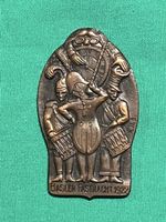 Basel 1922 Kupfer Fasnachtsplakette 