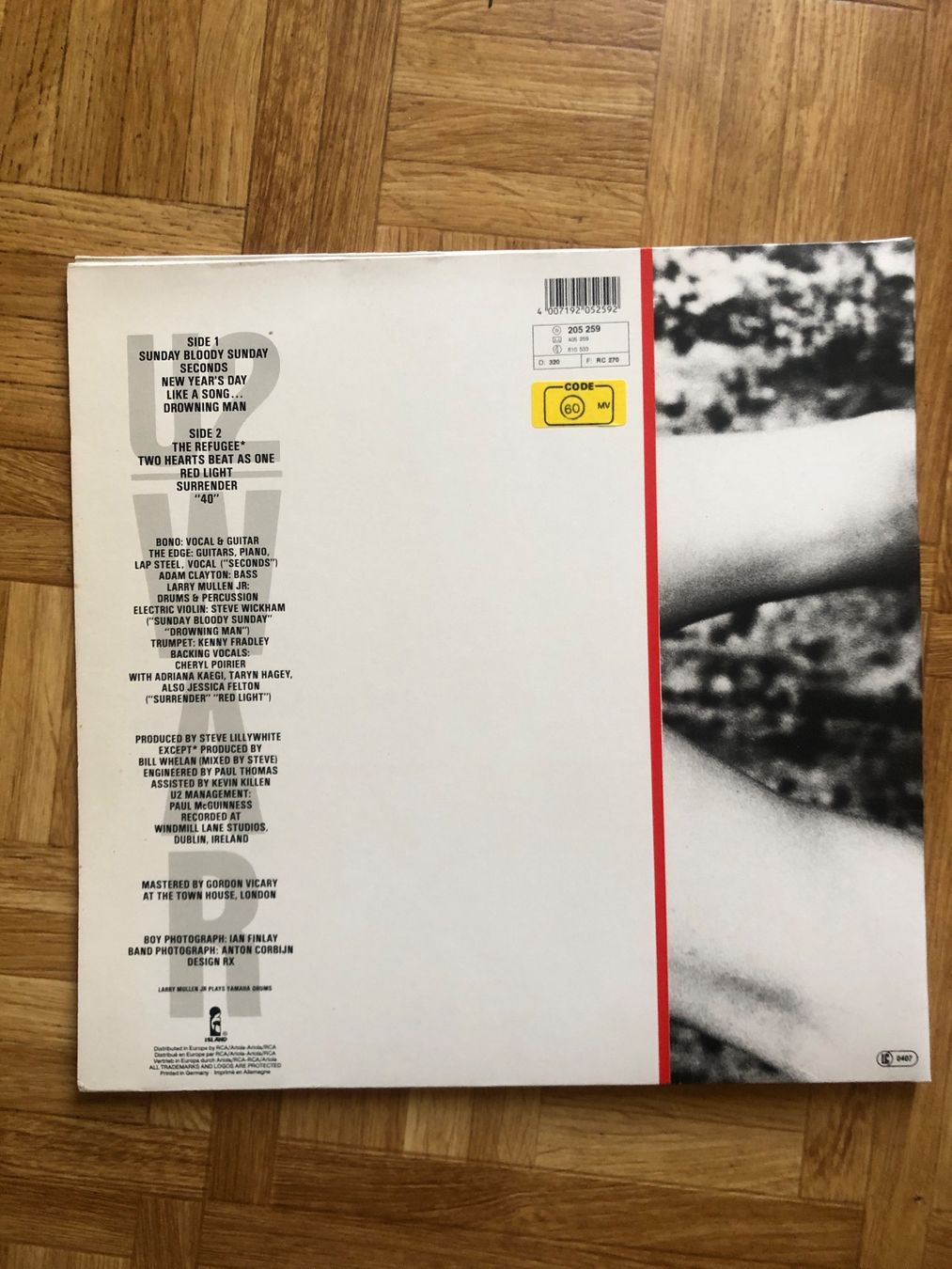 Dischi in vinile: U2 WAR  LP SCHALLPLATTE 1983 – Usato da basel venduto da Lastcall 2