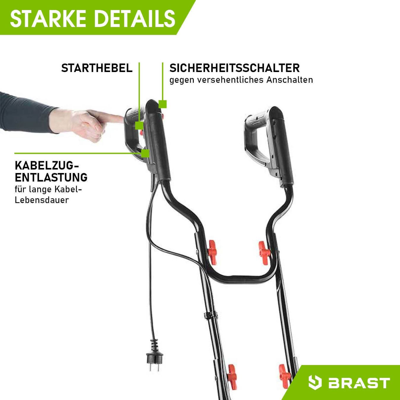 Bodenbearbeitungsgeräte: BRAST Elektro Motorhacke 1200 – Neu und originalverpackt aus Bottighofen von zaap 8