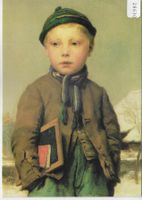 Albert Anker - Schulknabe mit