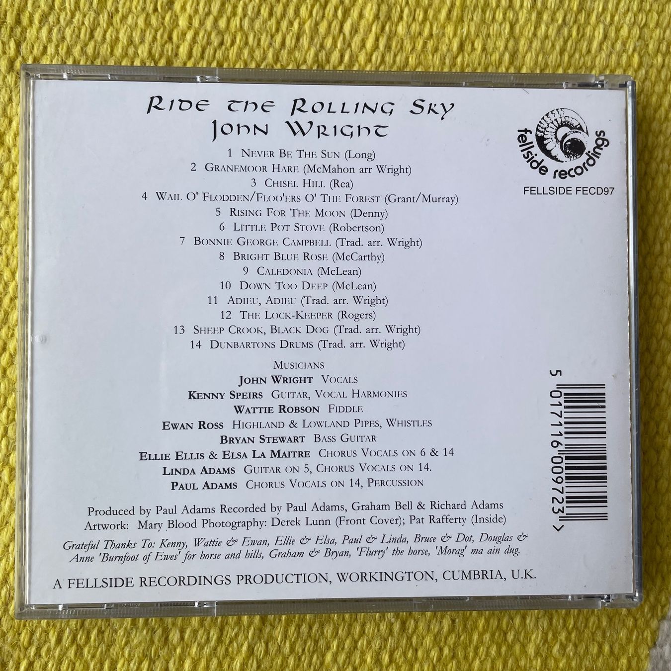 CDs: JOHN WRIGHT-RIDE THE ROLLING SKY – Gebraucht aus Rorschacherberg von CD-Roli 1