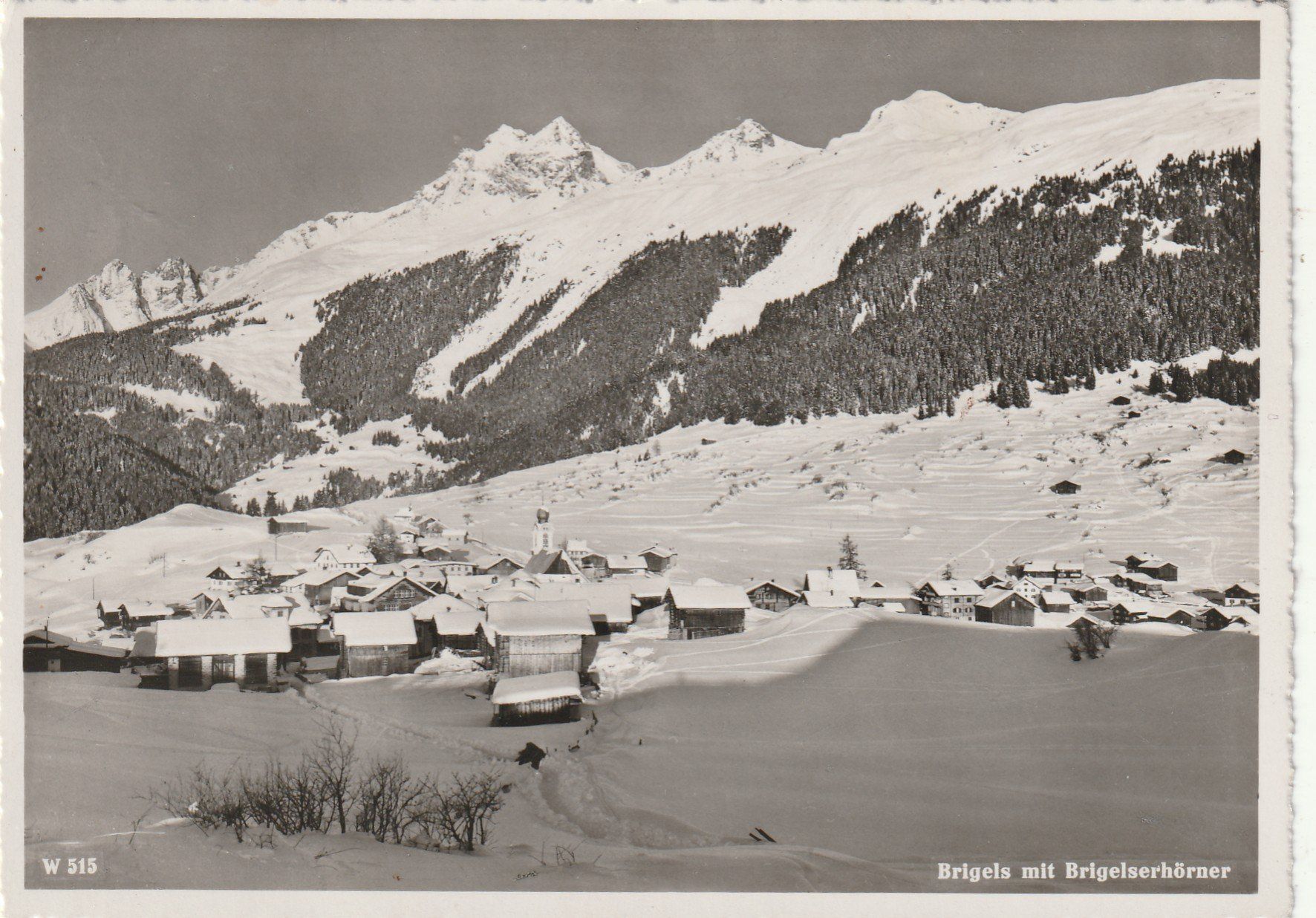 Ansichtskarten: Brigels im Winter – Gebraucht aus Rorschacherberg von fratovi2