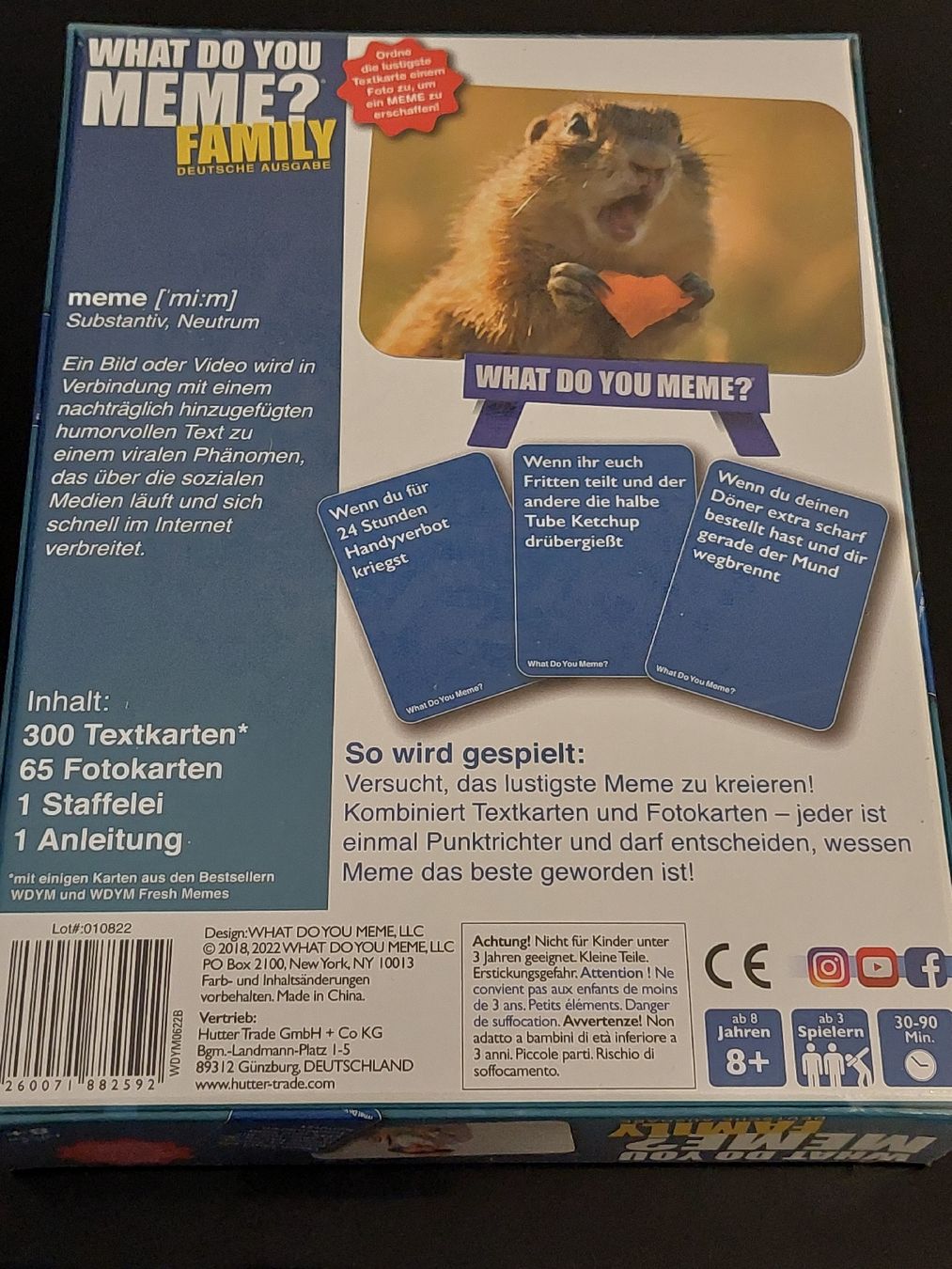 Giochi: What  do you MEME? Family – Nuovo e nell'imballaggio originale da Zetzwil venduto da lanst08 1