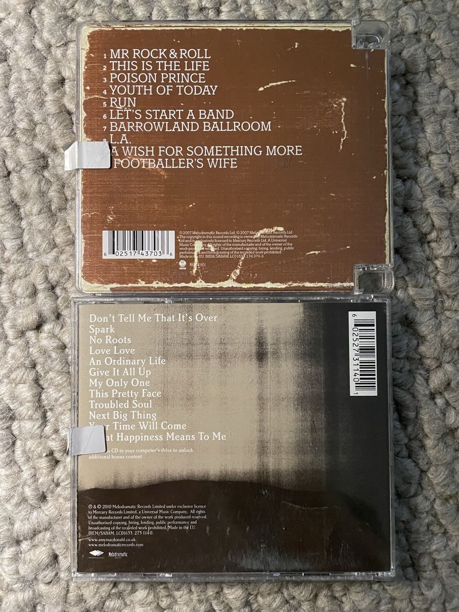 CDs: 2x Amy MacDonald – Gebraucht aus Reinach AG von trigger7811 2